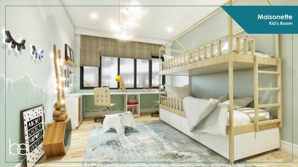 BE Residences Maisonette Kids room