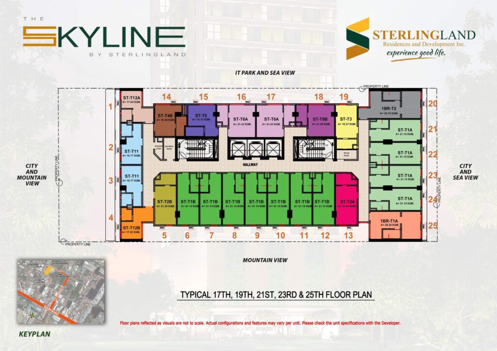 skyline residences floor plan