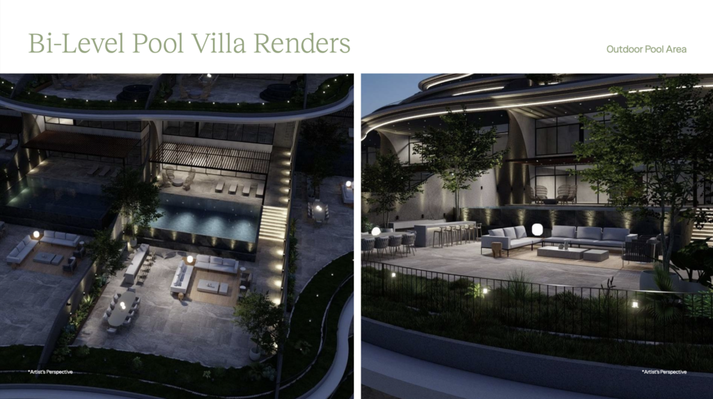 The Rise at Monterrazas Bi-Level Pool Villa Pool area