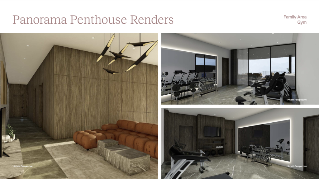 The Rise at Monterrazas Panorama Penthouse Family Area and Gym