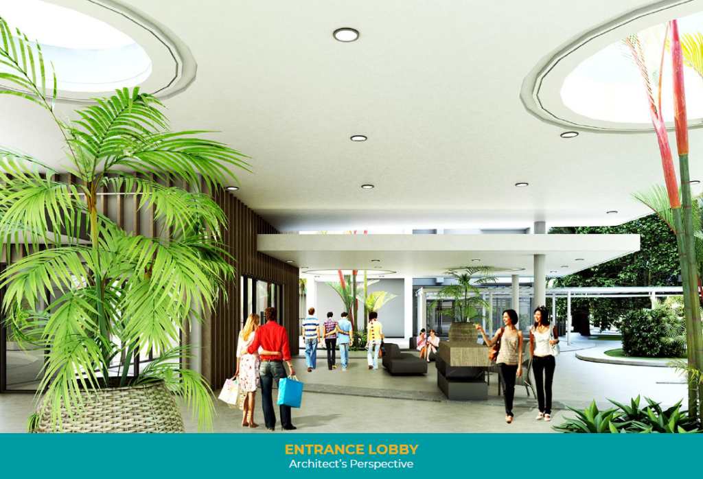 casa mira towers mandaue entrance lobby