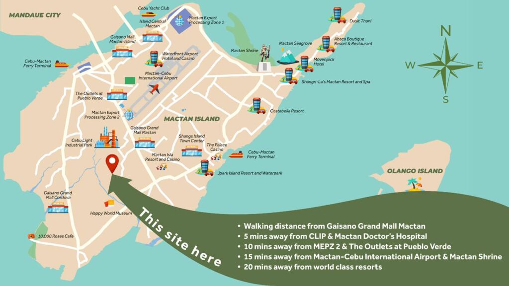 Royal Oceancrest Mactan Location