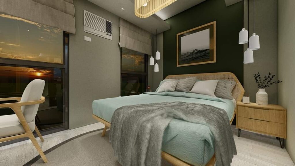 skyline residences bedroom perspective