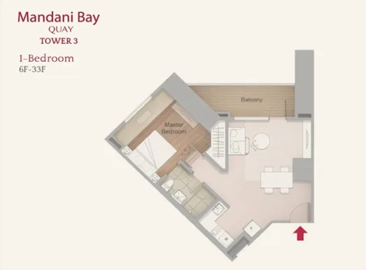 1 Br unit