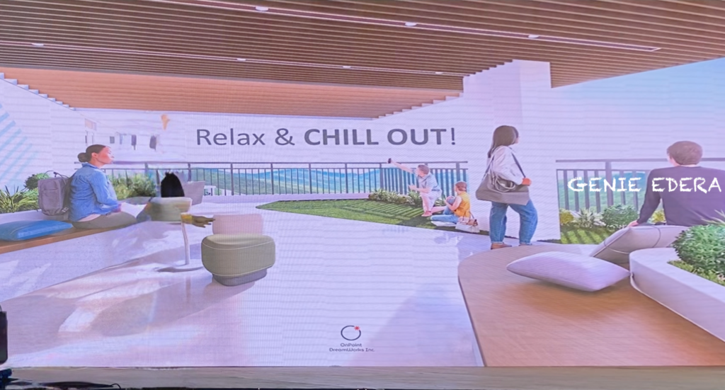 Beu Talamban condominium's chill out area