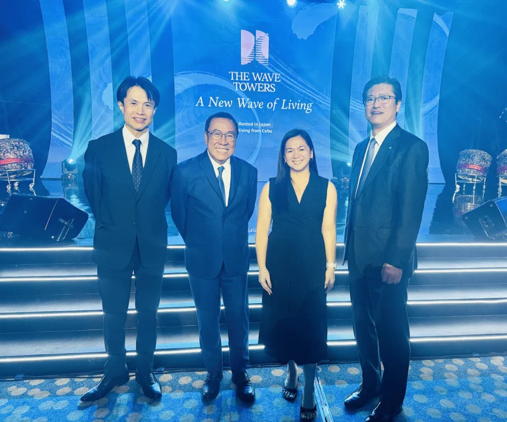 Genie Edera w/ Cebu Landmasters Inc's Chaiman and Ceo and NTT UD ASIA's Directors