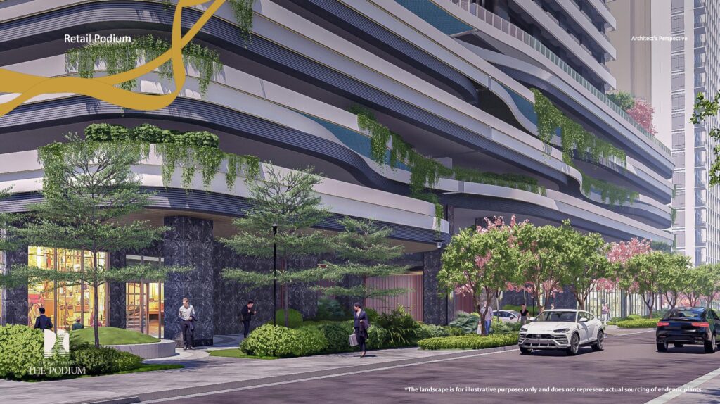The Wave Towers Cebu Retail Podium