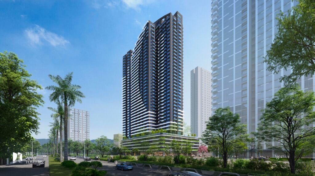 The Wave Towers fascade