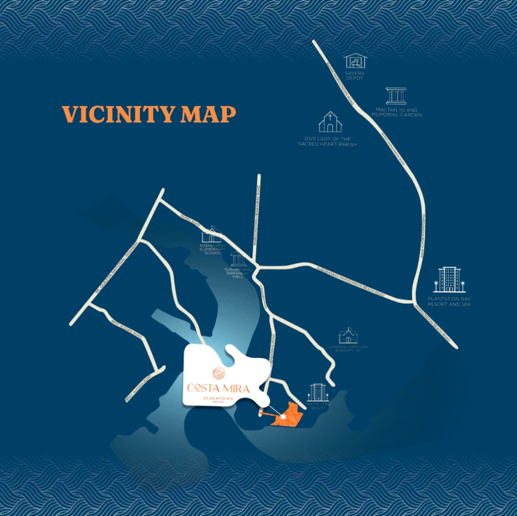 Costa Mira Beachtown Mactan Location