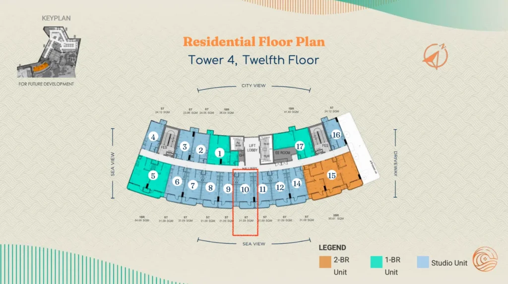 typical floorplan - studio