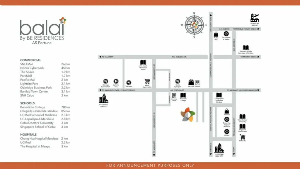 Balai Mandaue Central Location in AS Fortuna
