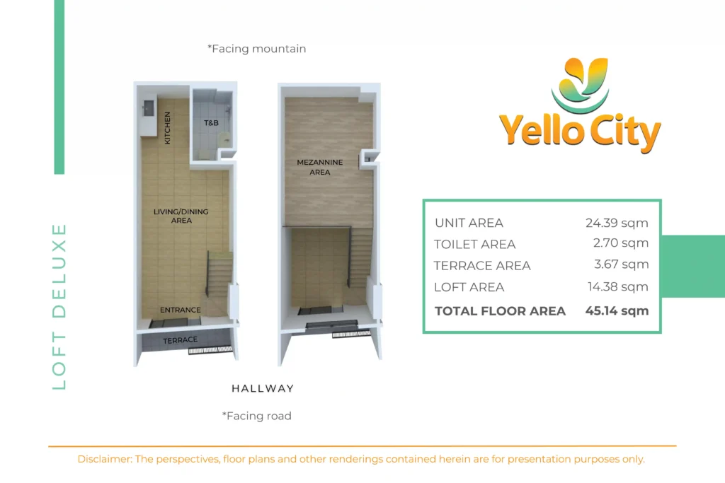 LOFT DELUXE UNIT LAYOUT