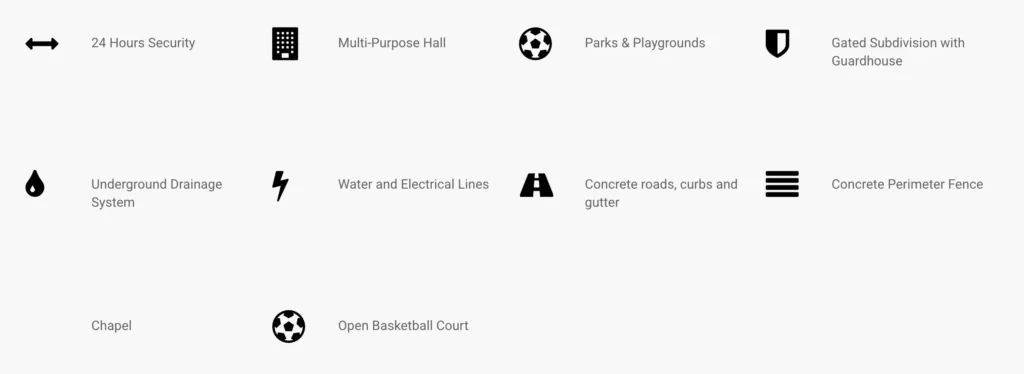 preciousville talisay amenities