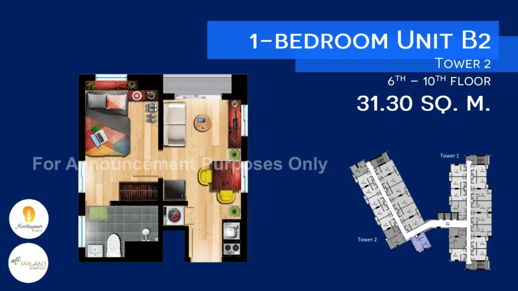 Northwoods 1BR unit B2
