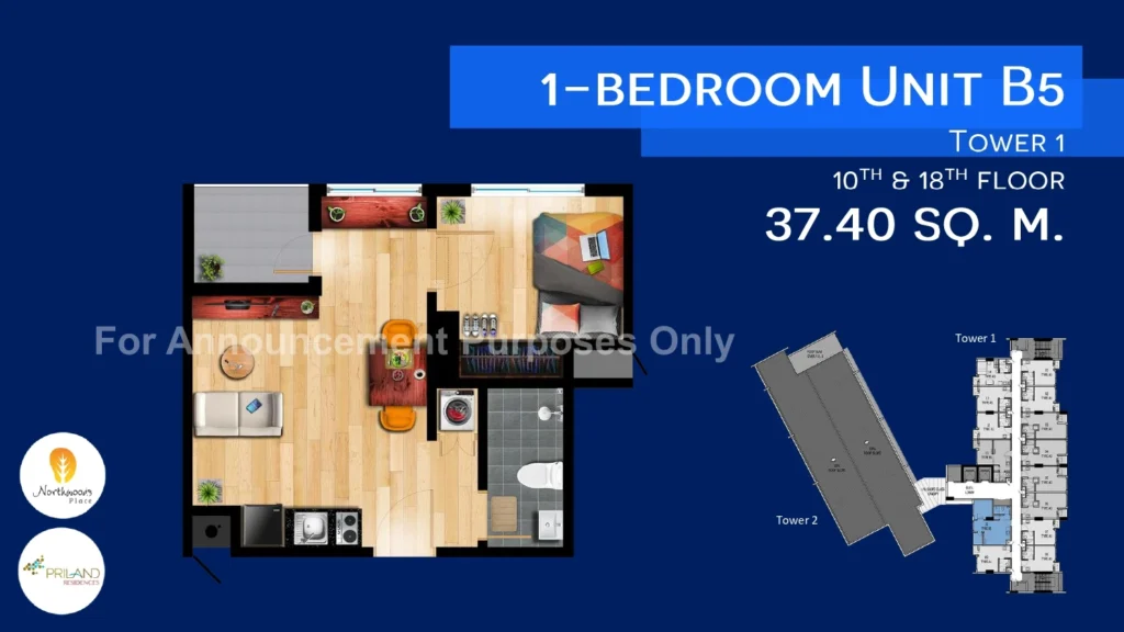 Northwoods 1BR unit B5