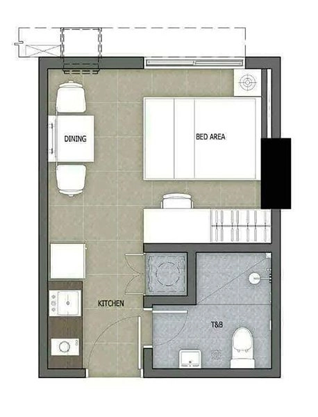 WJR 1BR Layout