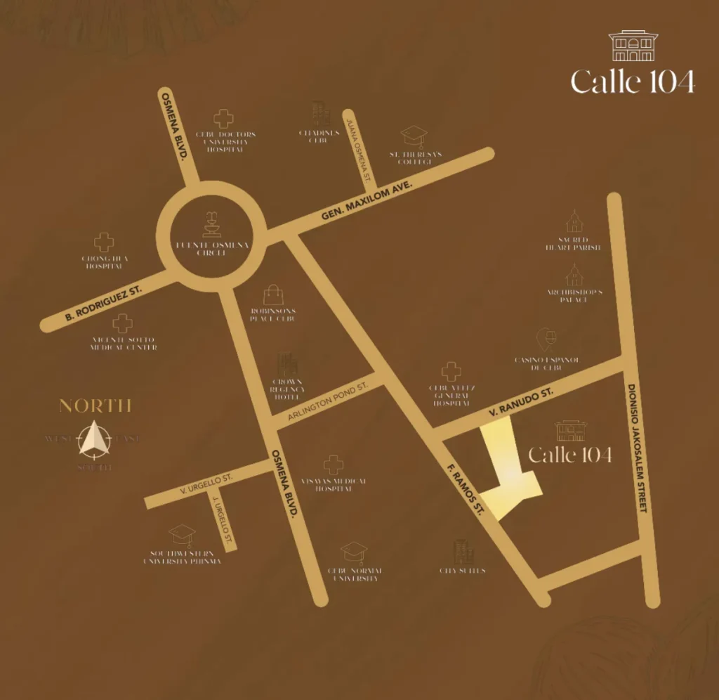 Calle 104 Location